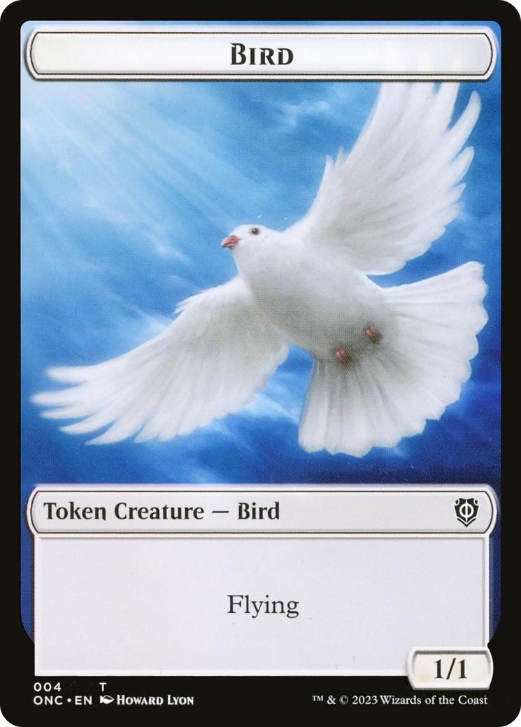 Bird // Cat Double-Sided Token [Phyrexia: All Will Be One Commander Tokens] | Red Riot Games CA