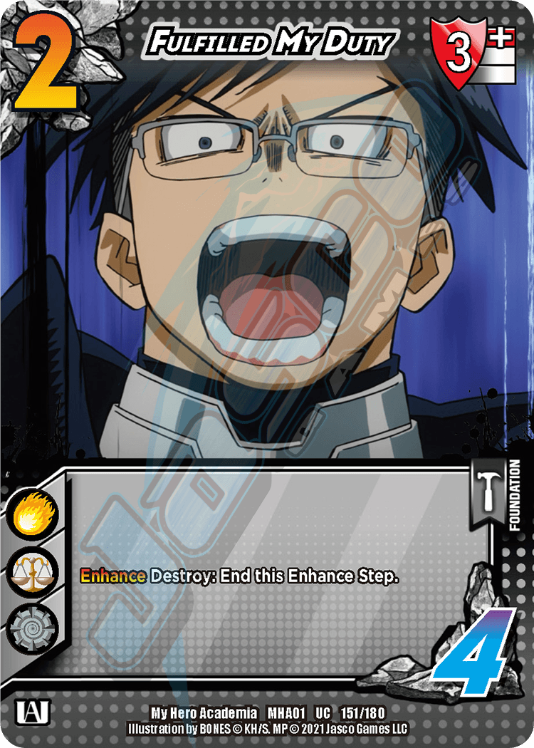 Fulfilled My Duty (Unlimited) [Series 1]