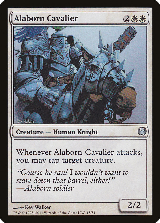 Alaborn Cavalier [Duel Decks: Knights vs. Dragons] | Red Riot Games CA