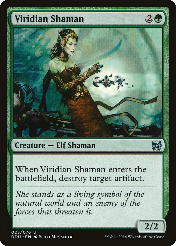 Viridian Shaman [Duel Decks: Elves vs. Inventors] | Red Riot Games CA
