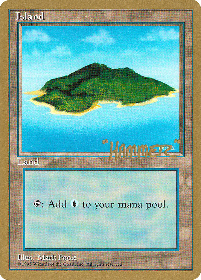 Island (shr367) (Shawn "Hammer" Regnier) [Pro Tour Collector Set] | Red Riot Games CA