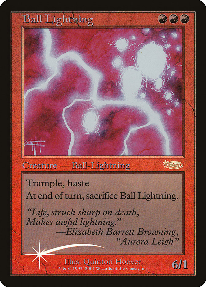 Ball Lightning [Judge Gift Cards 2001] | Red Riot Games CA