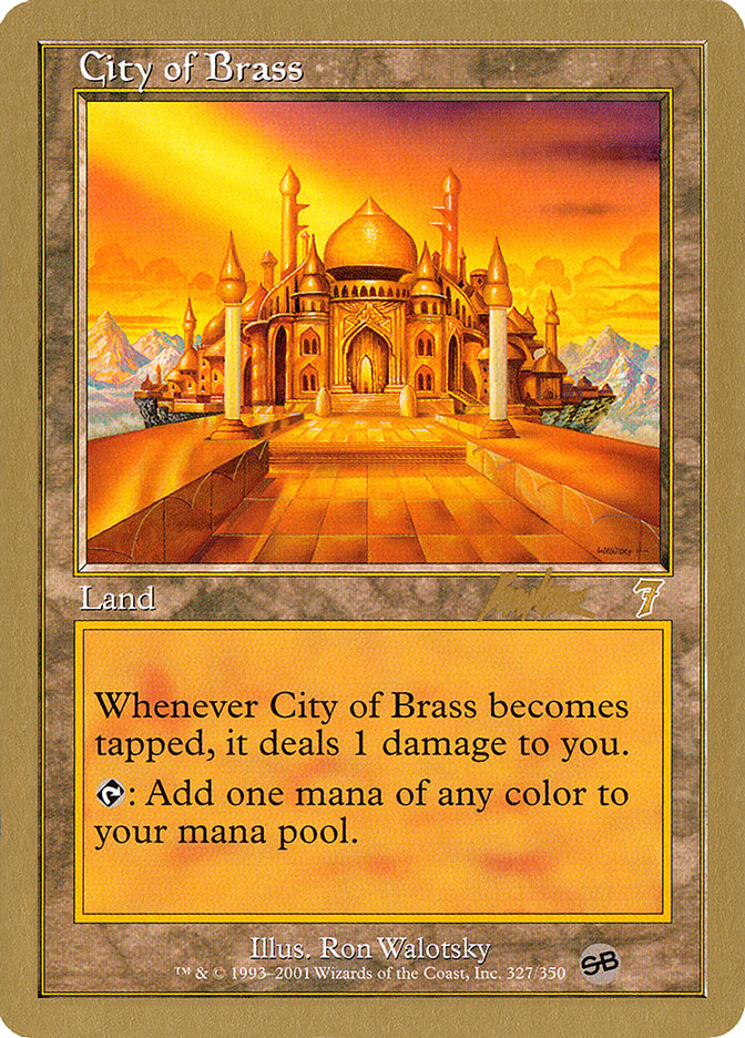 City of Brass (Brian Kibler) (SB) [World Championship Decks 2002] | Red Riot Games CA