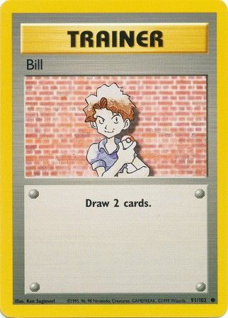 Bill (91/102) [Base Set Unlimited] | Red Riot Games CA