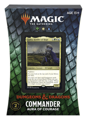 Dungeons & Dragons: Adventures in the Forgotten Realms - Commander Deck (Aura of Courage) | Red Riot Games CA