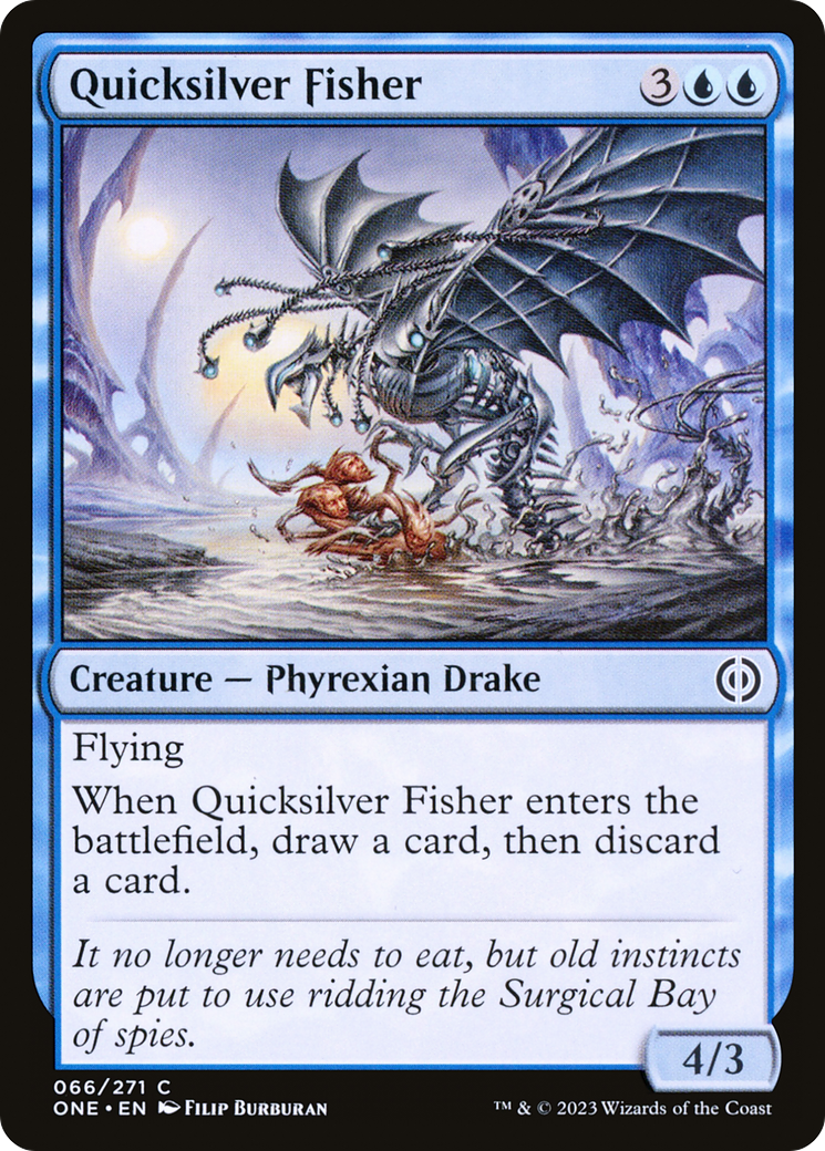 Quicksilver Fisher [Phyrexia: All Will Be One] | Red Riot Games CA