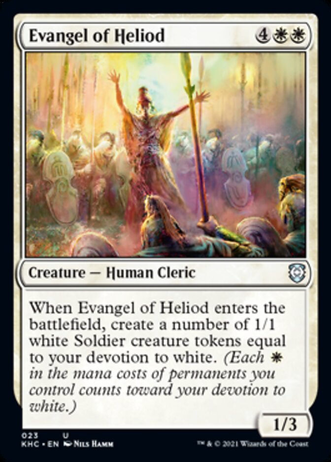 Evangel of Heliod [Kaldheim Commander] | Red Riot Games CA