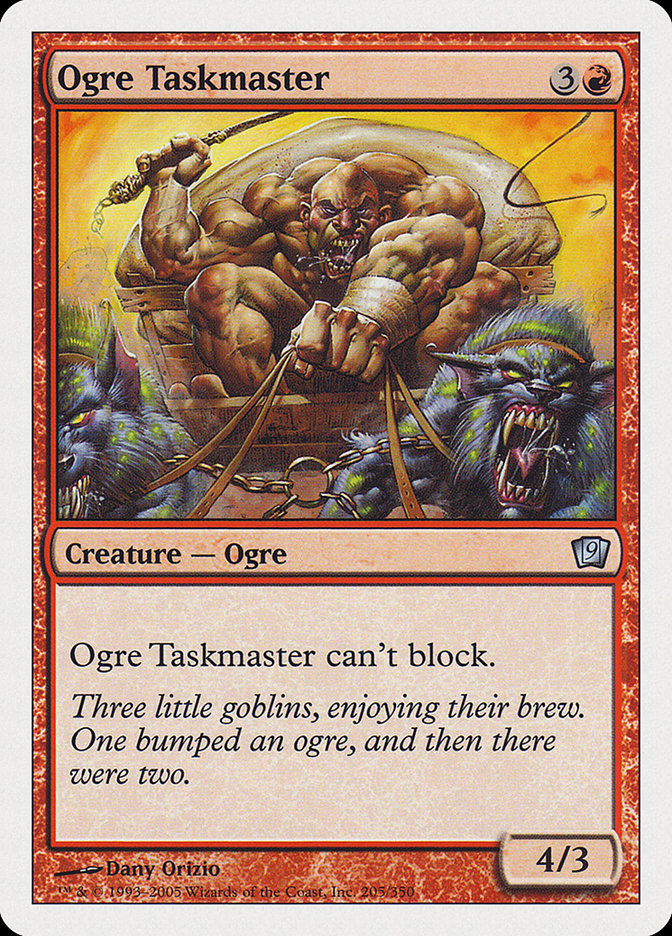 Ogre Taskmaster [Ninth Edition] | Red Riot Games CA