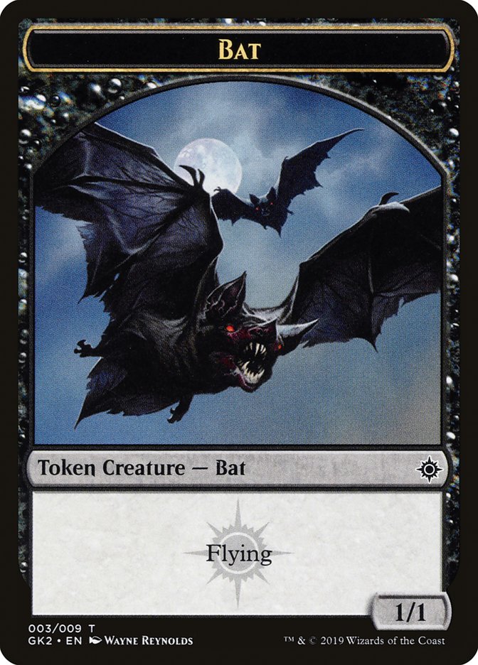 Bat // Spirit (010) Double-Sided Token [Ravnica Allegiance Guild Kit Tokens] | Red Riot Games CA