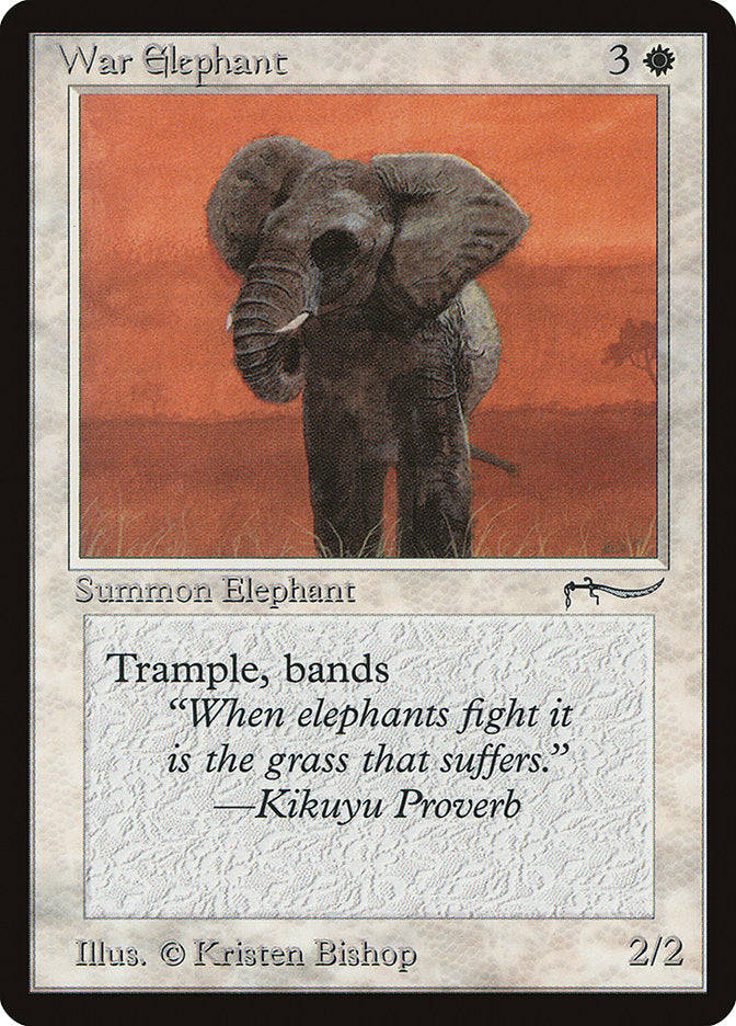 War Elephant (Light Mana Cost) [Arabian Nights] | Red Riot Games CA