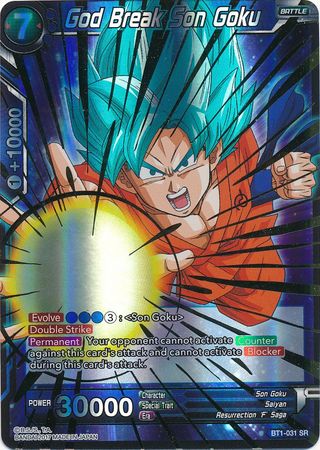 God Break Son Goku (BT1-031) [Galactic Battle] | Red Riot Games CA