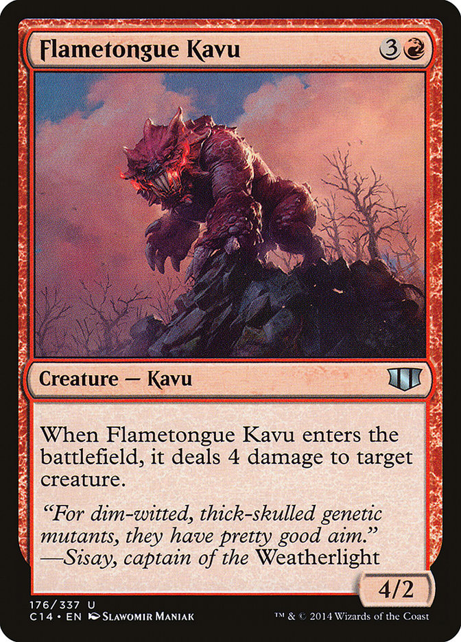 Flametongue Kavu [Commander 2014] | Red Riot Games CA