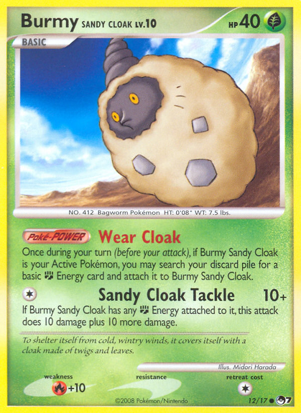 Burmy Sandy Cloak (12/17) [POP Series 7] | Red Riot Games CA