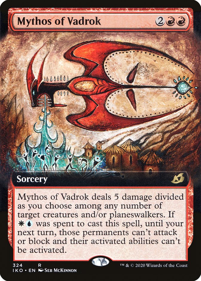 Mythos of Vadrok (Extended Art) [Ikoria: Lair of Behemoths] | Red Riot Games CA
