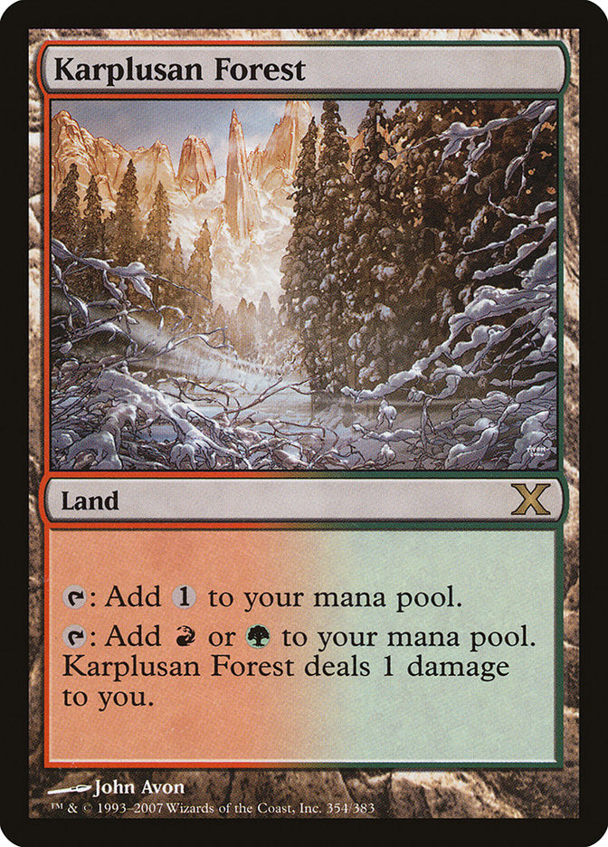 Karplusan Forest [Tenth Edition] | Red Riot Games CA