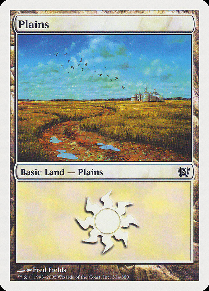 Plains (334) [Ninth Edition] | Red Riot Games CA