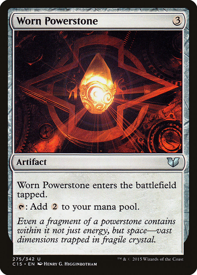 Worn Powerstone [Commander 2015] | Red Riot Games CA