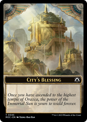 Elephant // City's Blessing Double-Sided Token [March of the Machine Commander Tokens] | Red Riot Games CA