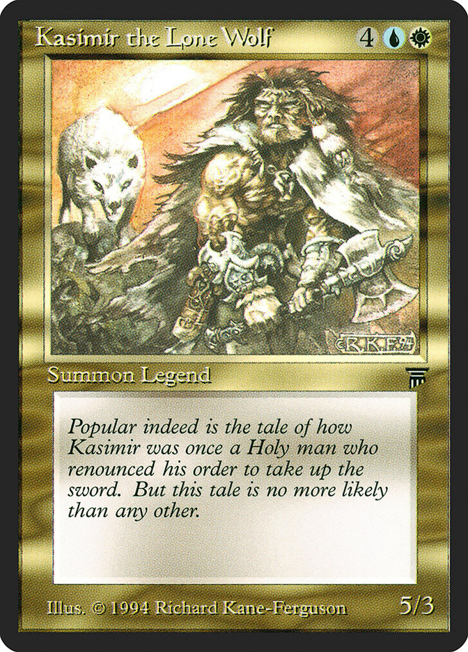 Kasimir the Lone Wolf [Legends] | Red Riot Games CA