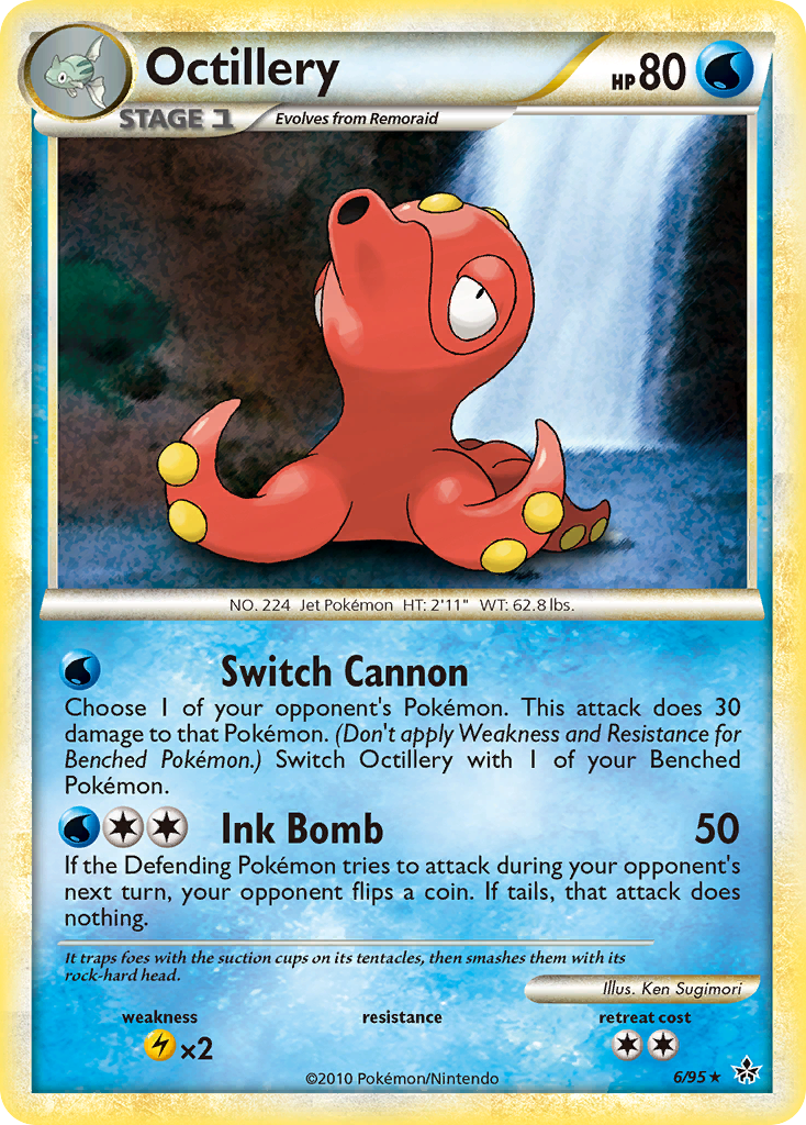 Octillery (6/95) [HeartGold & SoulSilver: Unleashed] | Red Riot Games CA