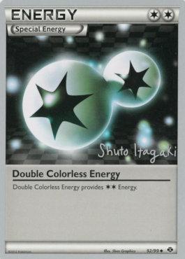 Double Colorless Energy (92/99) (Terraki-Mewtwo - Shuto Itagaki) [World Championships 2012] | Red Riot Games CA