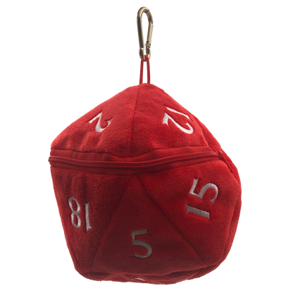 Ultra PRO: Dice Bag - Plush D20 (Red)