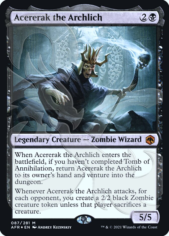 Acererak the Archlich (Ampersand Promo) [Dungeons & Dragons: Adventures in the Forgotten Realms Promos] | Red Riot Games CA