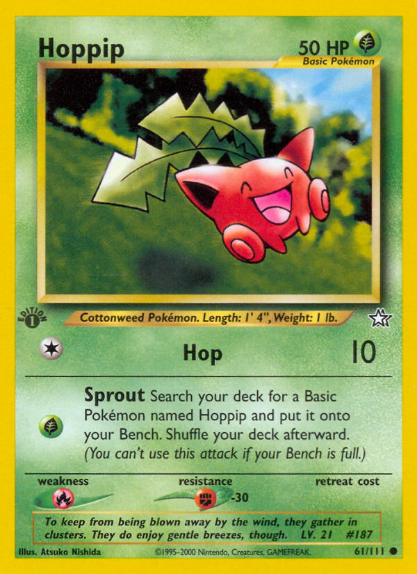 Hoppip (61/111) [Neo Genesis 1st Edition] | Red Riot Games CA