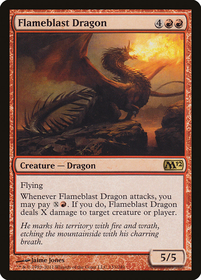 Flameblast Dragon [Magic 2012] | Red Riot Games CA