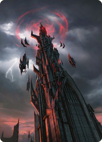 Barad-dur Art Card [The Lord of the Rings: Tales of Middle-earth Art Series] | Red Riot Games CA