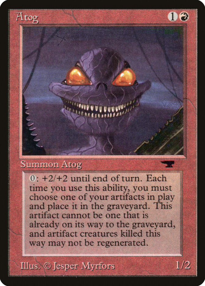 Atog (Misprinted) [Antiquities] | Red Riot Games CA
