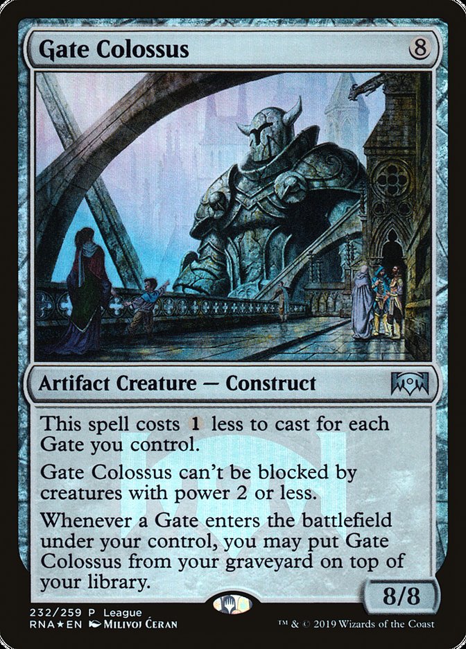 Gate Colossus (League) [Ravnica Allegiance Promos] | Red Riot Games CA