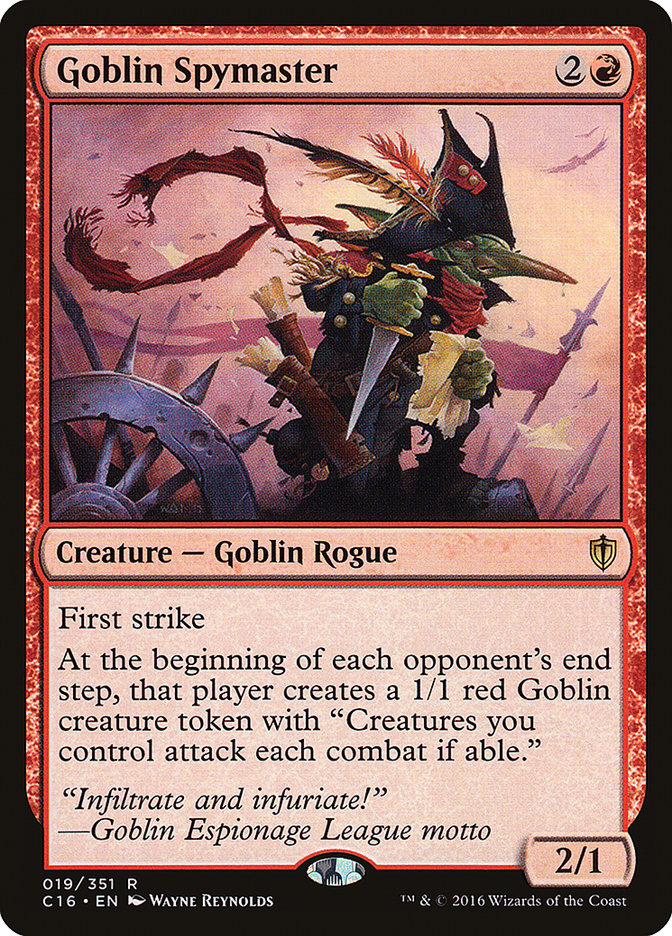Goblin Spymaster [Commander 2016] | Red Riot Games CA