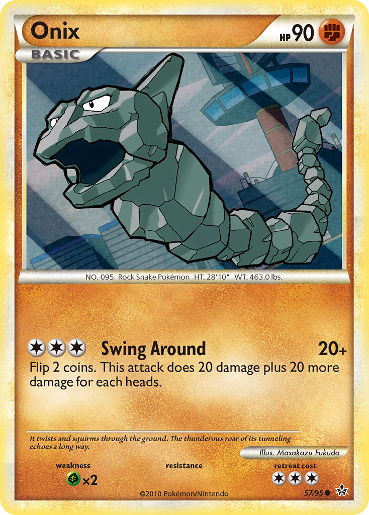 Onix (57/95) [HeartGold & SoulSilver: Unleashed] | Red Riot Games CA