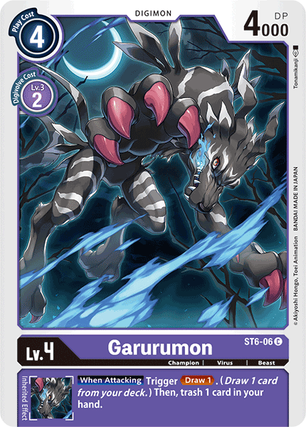 Garurumon [ST6-06] [Starter Deck: Venomous Violet] | Red Riot Games CA