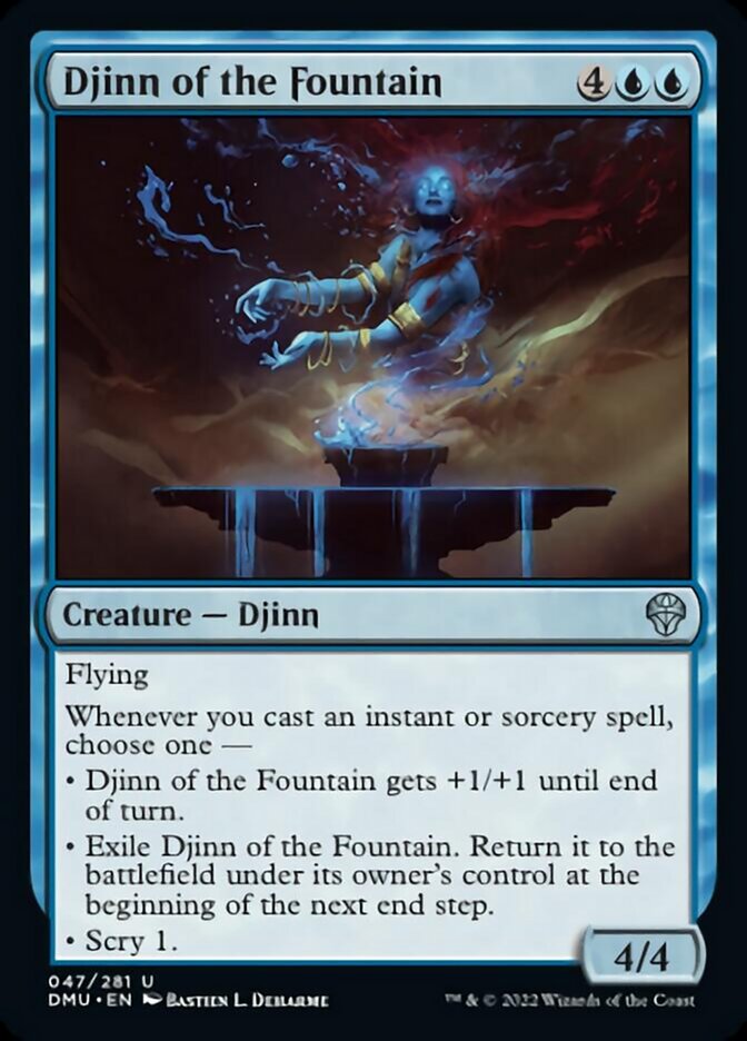 Djinn of the Fountain [Dominaria United] | Red Riot Games CA