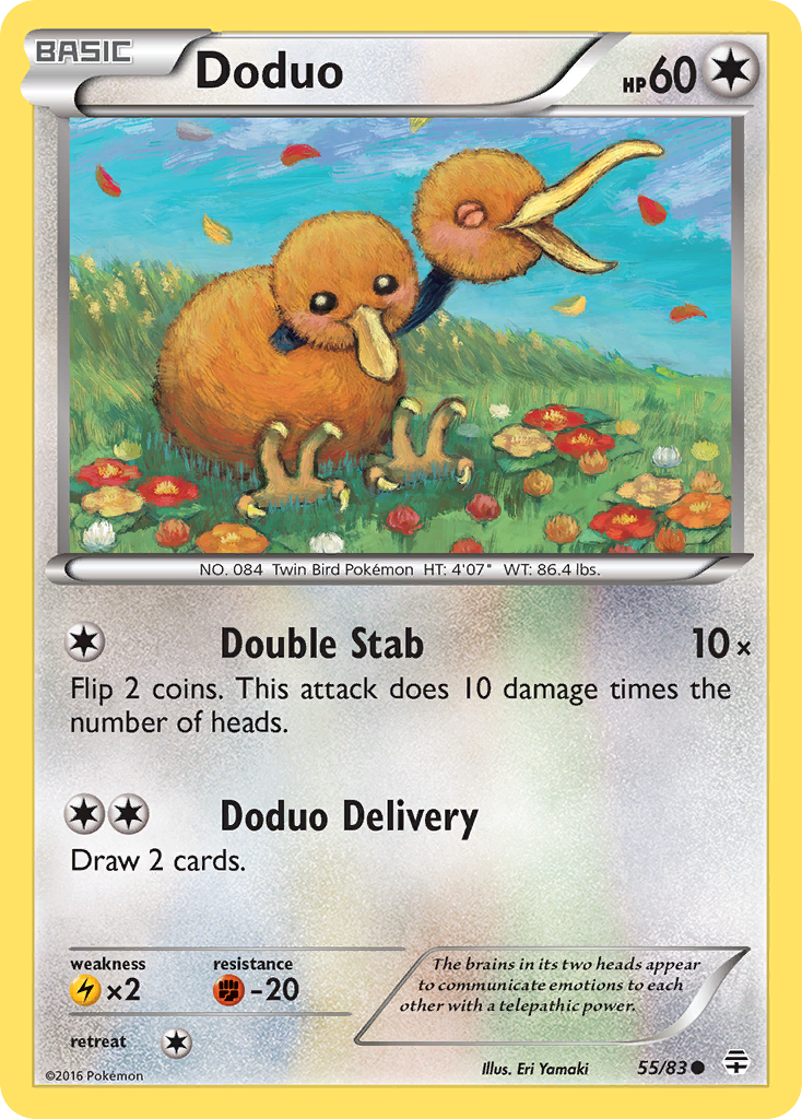 Doduo (55/83) [XY: Generations] | Red Riot Games CA