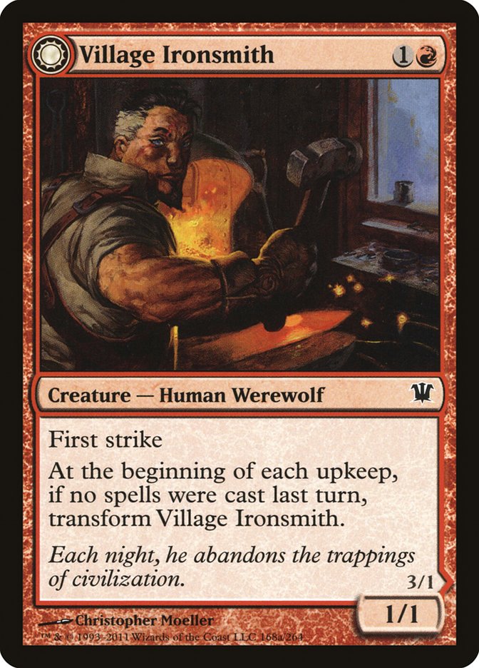 Village Ironsmith // Ironfang [Innistrad] | Red Riot Games CA