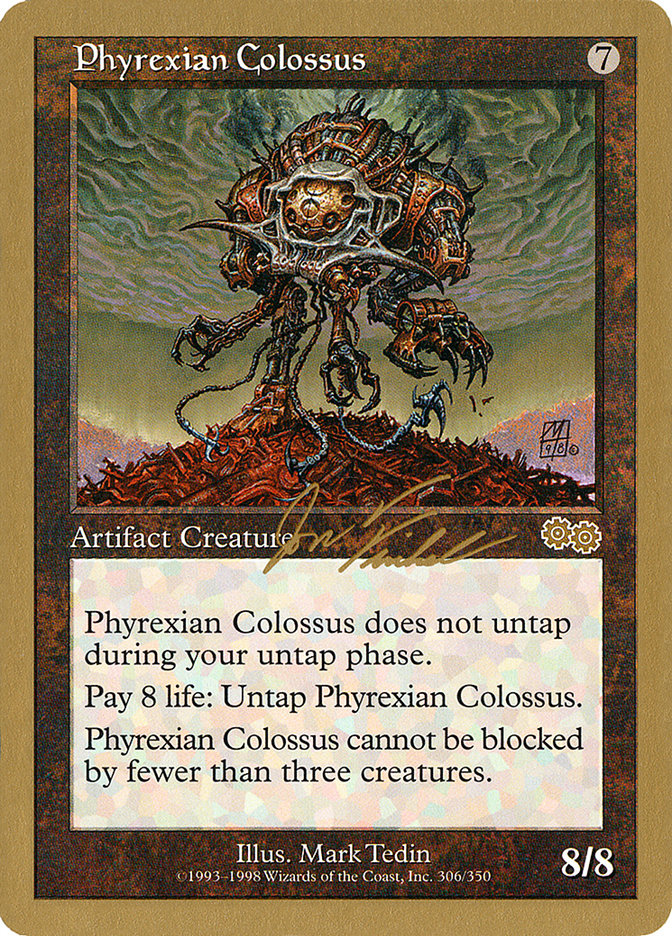 Phyrexian Colossus (Jon Finkel) [World Championship Decks 2000] | Red Riot Games CA
