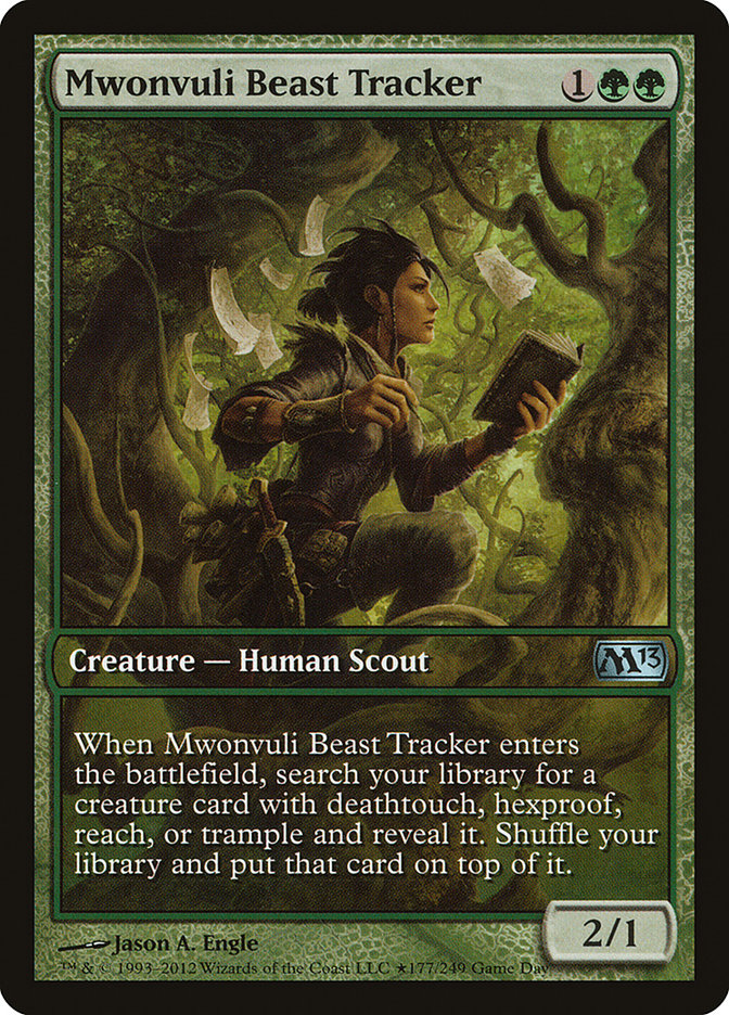 Mwonvuli Beast Tracker (Game Day) [Magic 2013 Promos] | Red Riot Games CA