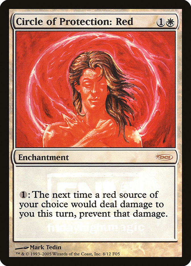 Circle of Protection: Red [Friday Night Magic 2005] | Red Riot Games CA