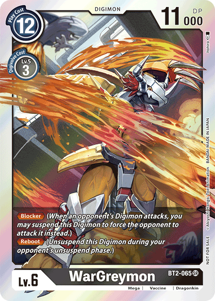 WarGreymon [BT2-065] (Alternative Art - Box Topper) [Classic Collection] | Red Riot Games CA