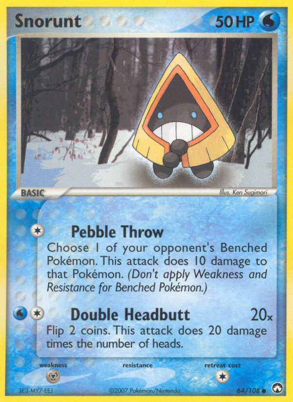 Snorunt (64/108) [EX: Power Keepers] | Red Riot Games CA
