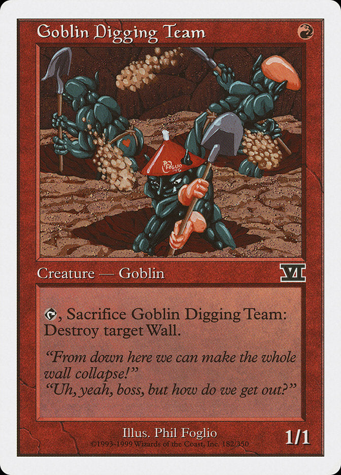 Goblin Digging Team [Classic Sixth Edition] | Red Riot Games CA