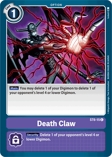 Death Claw [ST6-15] [Starter Deck: Venomous Violet] | Red Riot Games CA