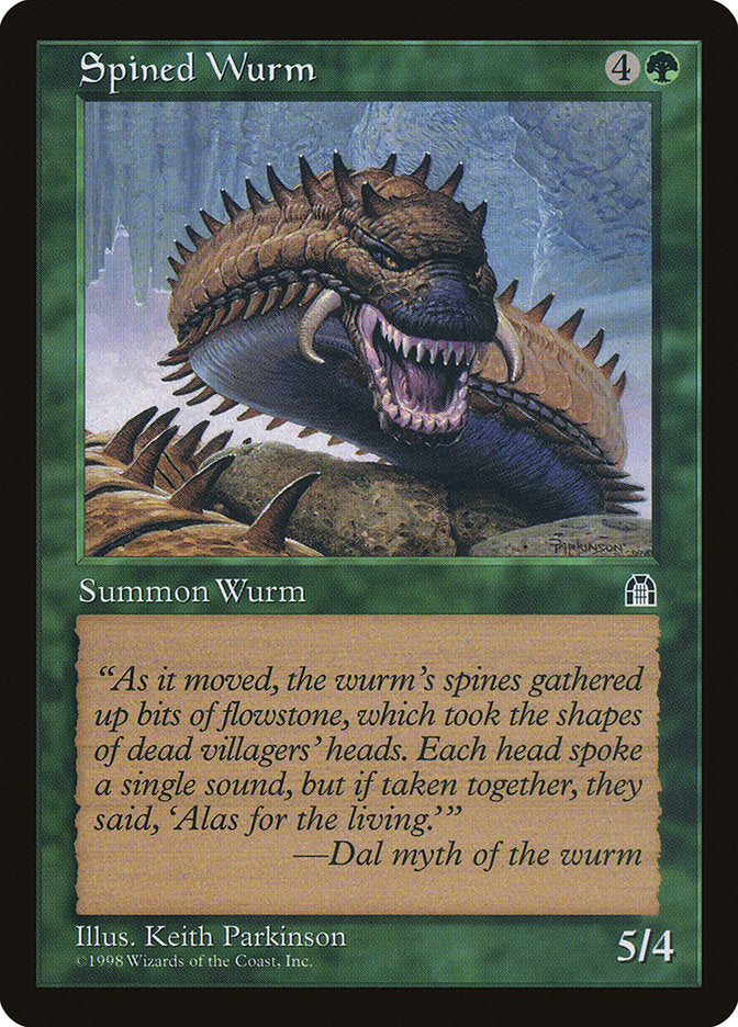 Spined Wurm [Stronghold] | Red Riot Games CA