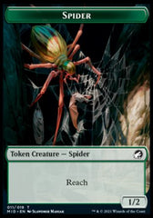 Beast (008) // Spider Double-Sided Token [Innistrad: Midnight Hunt Tokens] | Red Riot Games CA