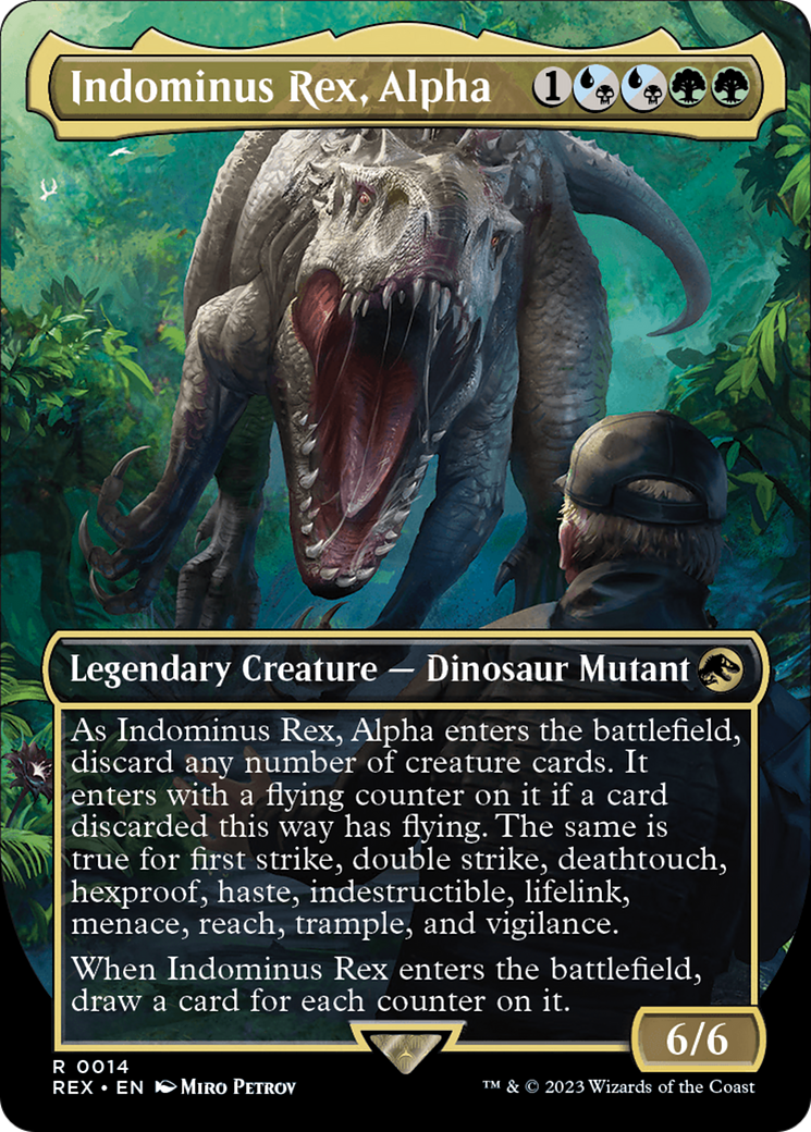 Indominus Rex, Alpha (Borderless) [Jurassic World Collection] | Red Riot Games CA
