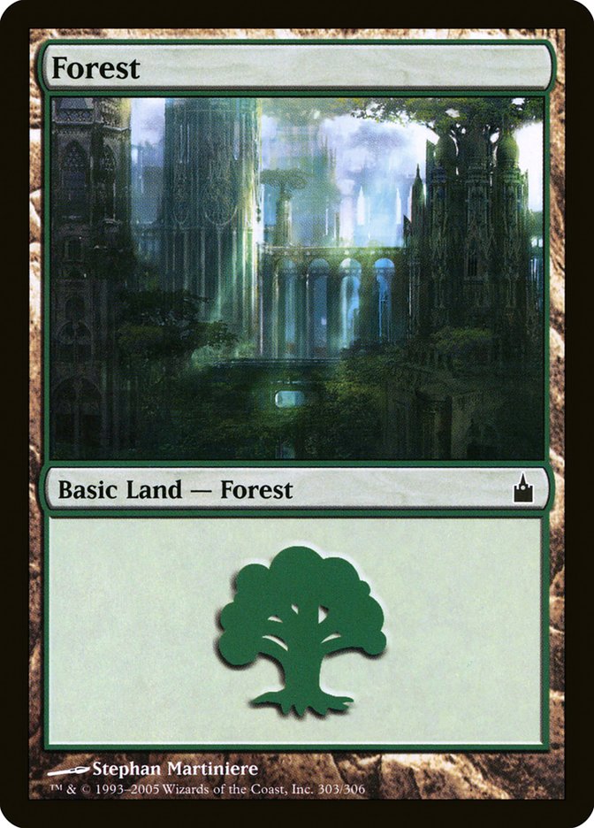 Forest (303) [Ravnica: City of Guilds] | Red Riot Games CA