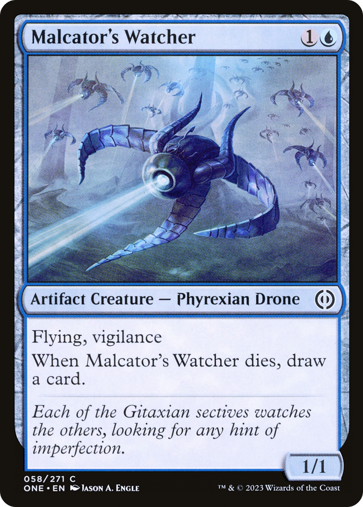 Malcator's Watcher [Phyrexia: All Will Be One] | Red Riot Games CA
